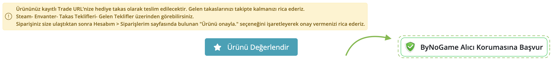bynogame alıcı koruma