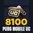 8100 PUBG Mobile UC