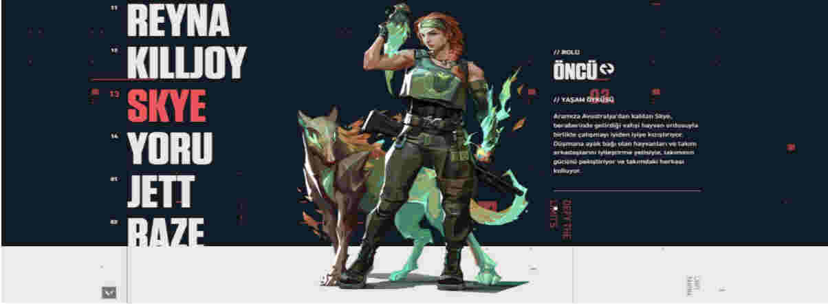Skye Valorant ajan resmi