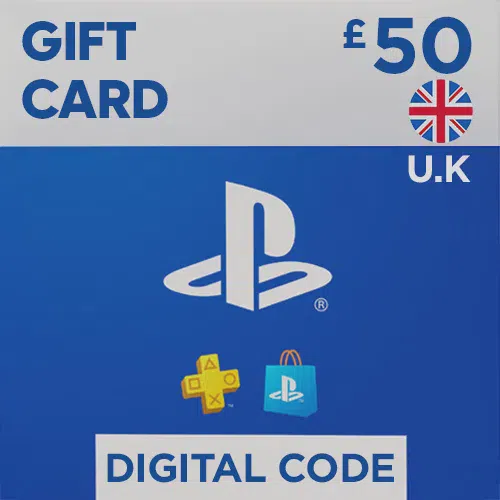Sony PlayStation Store 50 GBP Hediye Kartı - Birleşik Krallık