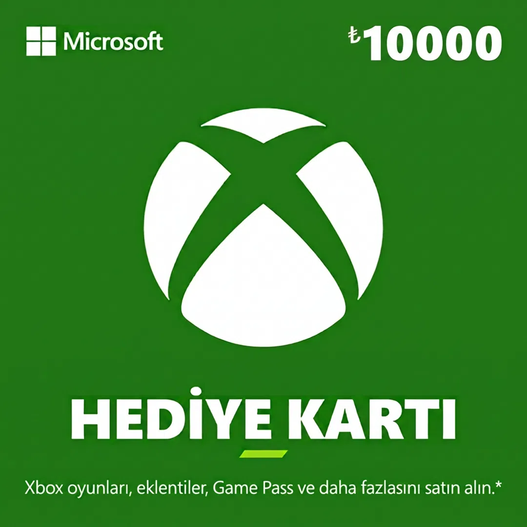 Xbox Hediye Kartı 10.000 TL