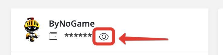 ByNoGame Cüzdanımdaki Toplam Tutarı Nerede Görebilirim??