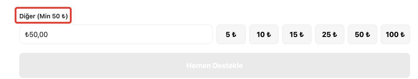 gönderim limiti