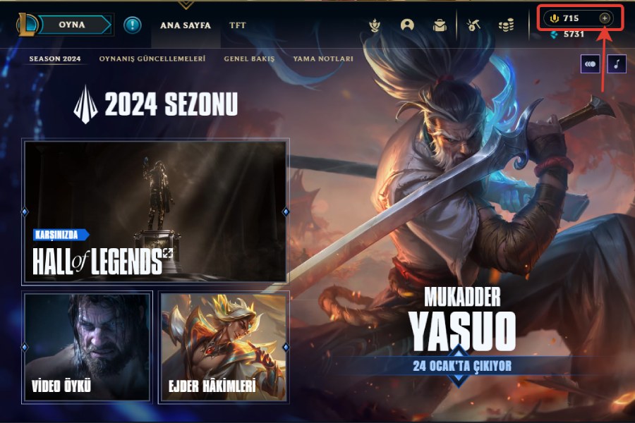 League of Legends RP nasıl yüklenir?
