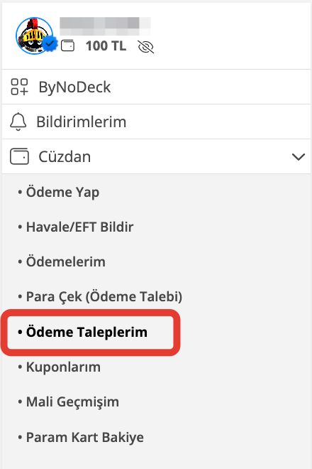 Ödeme Talebimi Nasıl İptal Edebilirim?