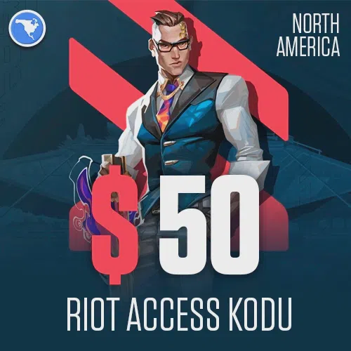 Valorant Riot Access Kodu 50 $- NA