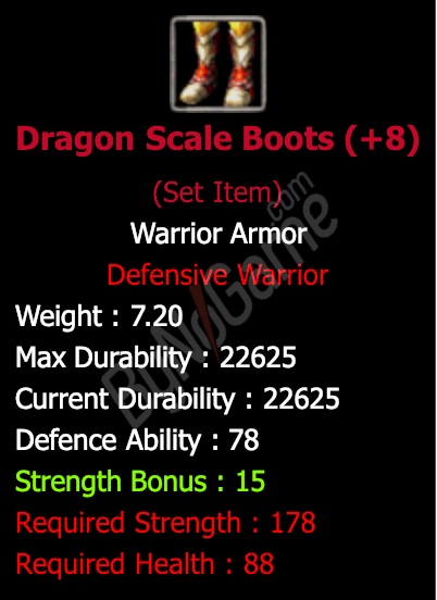 +8 Dragon Scale Boots