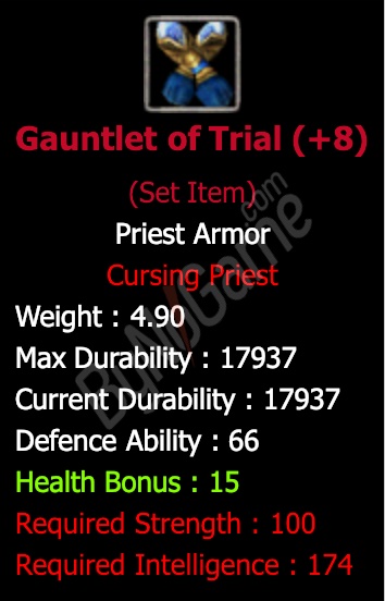 +8 Gauntlet of Trial