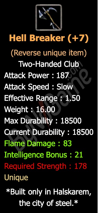 Rev. +7 Hell Breaker