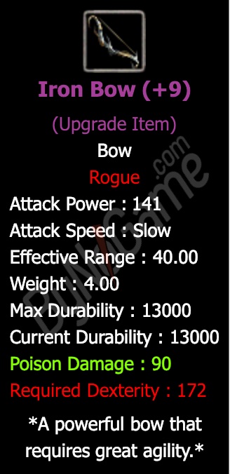 IRON BOW +9