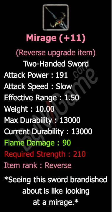 Rev. +11 Mirage