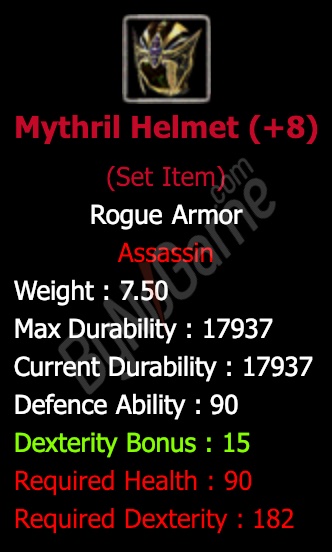 +8 Mythril Helmet