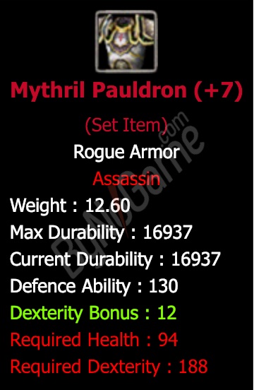 +7 Mythril Pauldron