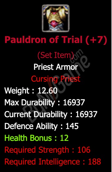 +7 Pauldron of Trial