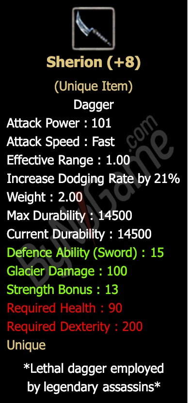 +8 Sherion