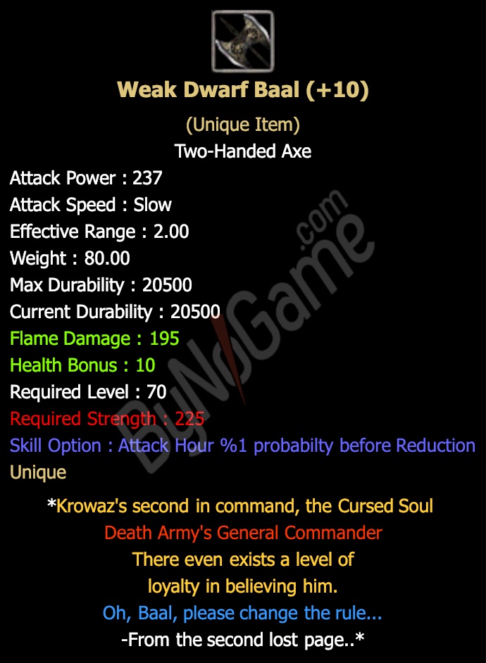 +10 Bombastik Baal No Reb Ares