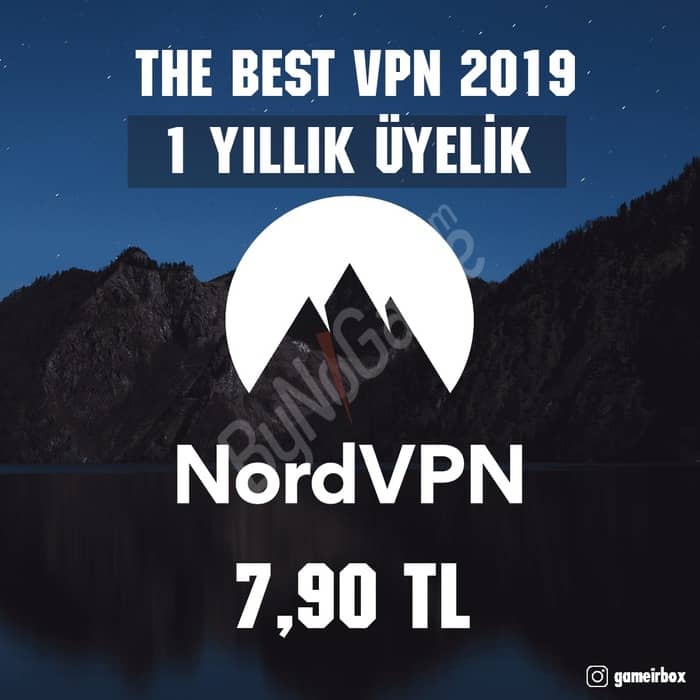 NORD VPN 1 YILLIK ÜYELİK SADECE 7,90TL