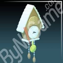 1x Cuckoo Clock (Guguklu Saat) (Titanyum Beyazı)