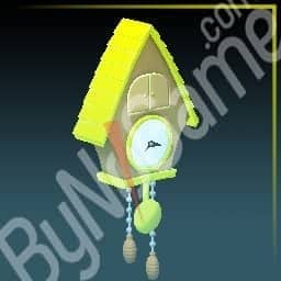 1x Cuckoo Clock(Guguklu Saat) (Safran-Sarı)