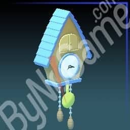 1x Cuckoo Clock (Guguklu Saat) (Kobalt-Lacivert)