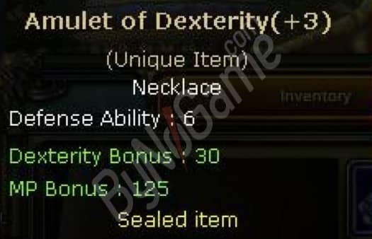 +3 Amulet Of Dex (+3 AOD)