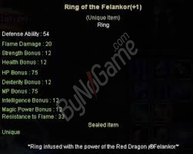 +1 Ring Of Felankor (+1 ROF)