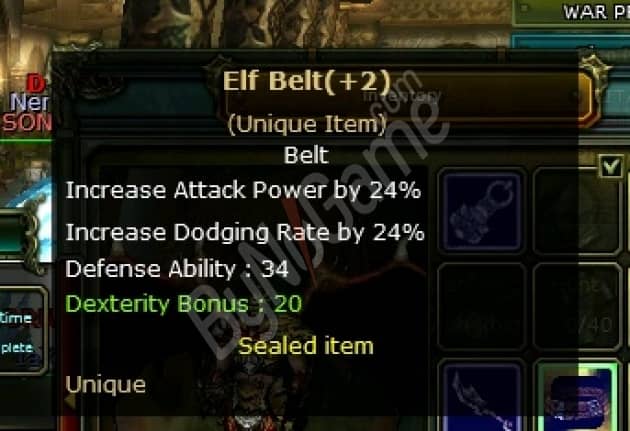 ALTAR ELF BELT +2 HEMEN TESLİM