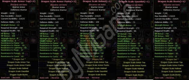 Dragon scale set ( Reb 1 )