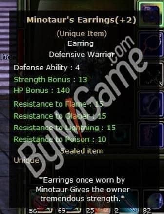 Minotours Earring +2