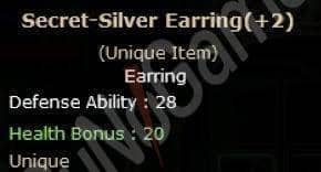 SELL +2 SECRET SILVER EARRING