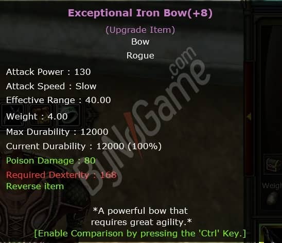 +8 No Reb. Exp. İron Bow