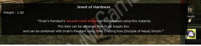 JEWEL OF HARDNESS (DRAKİ ANTİ-DEF MATERYALİ)