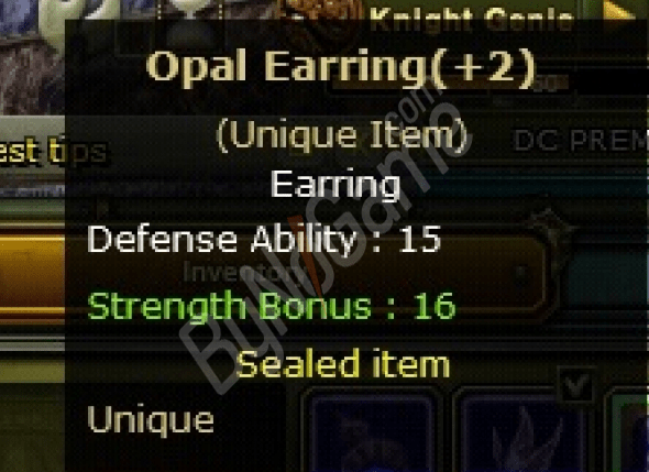 +2 opal earring