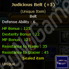 +3 Judicious Belt