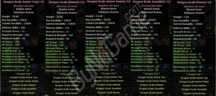 DROGON SET WARİROR +8 (REB5)