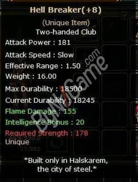 +8 NO REB HELLBEREAKER