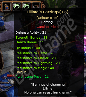 Lillime Earrring +3