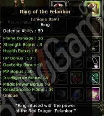 SELL DUAL RİNG OF THE FELANKOR (ROF)