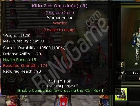 +8 Chitin Armor Pauldron