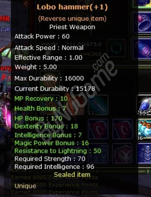 +7 lobo hammer