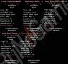 +9 ROGUE CHİTİN SET HIZLI TESLİMAT