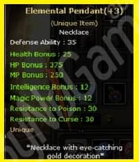 elemental pendat +3