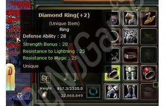Diamond ring +2