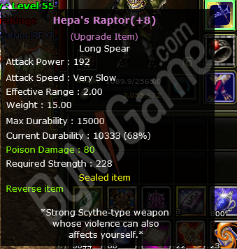 +8 Hepas Raptor (No Reb 192 ap ) hemen teslim