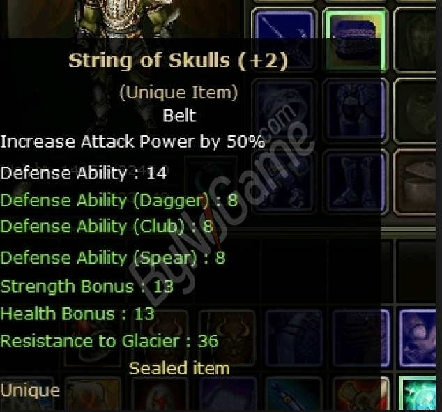 +2 string of skuls (SOS)