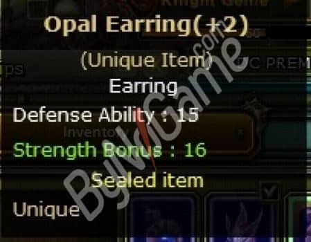 +2 Opal Earring