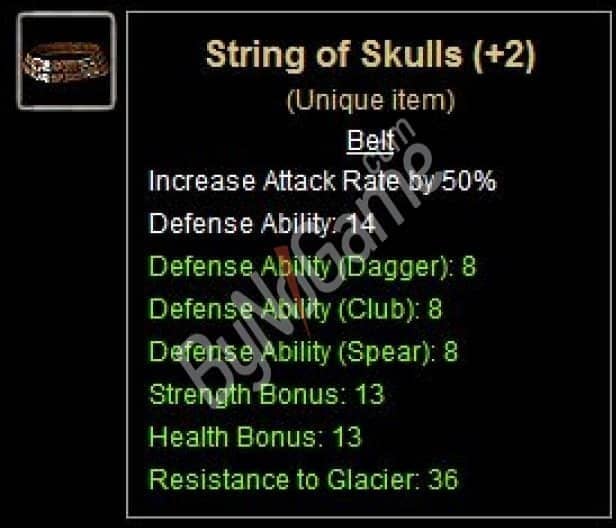 String of Skulls Satılır