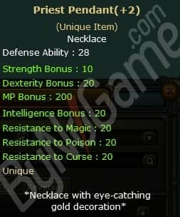 +2 Priest Pendant