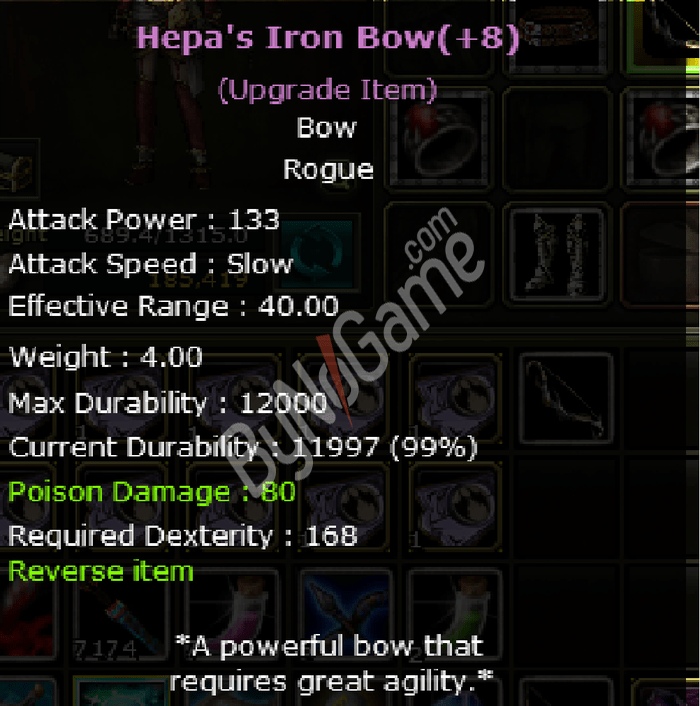 heppa Iron Bow +8