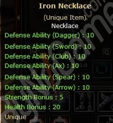 İRON NECKLACE 7/24 GÜNÜN HER SAATİ TESLİM EDİLİR!!
